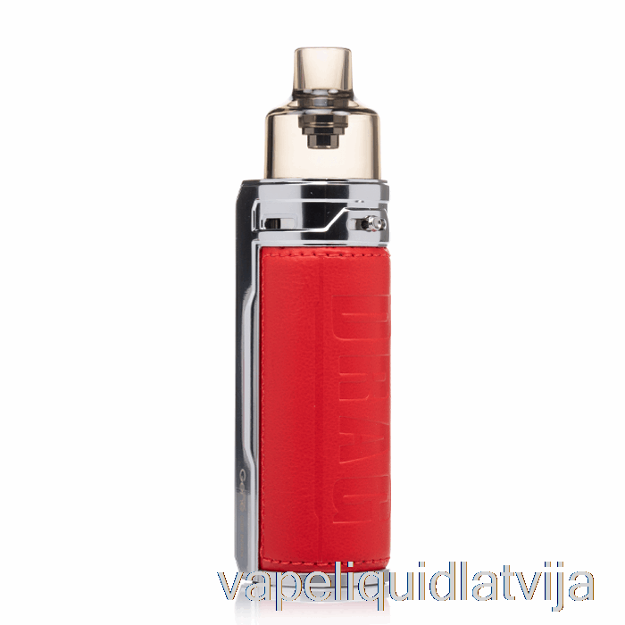 Voopoo Drag S 60w Pod Mod Kit Sudraba Sarkans Vape šķidrums